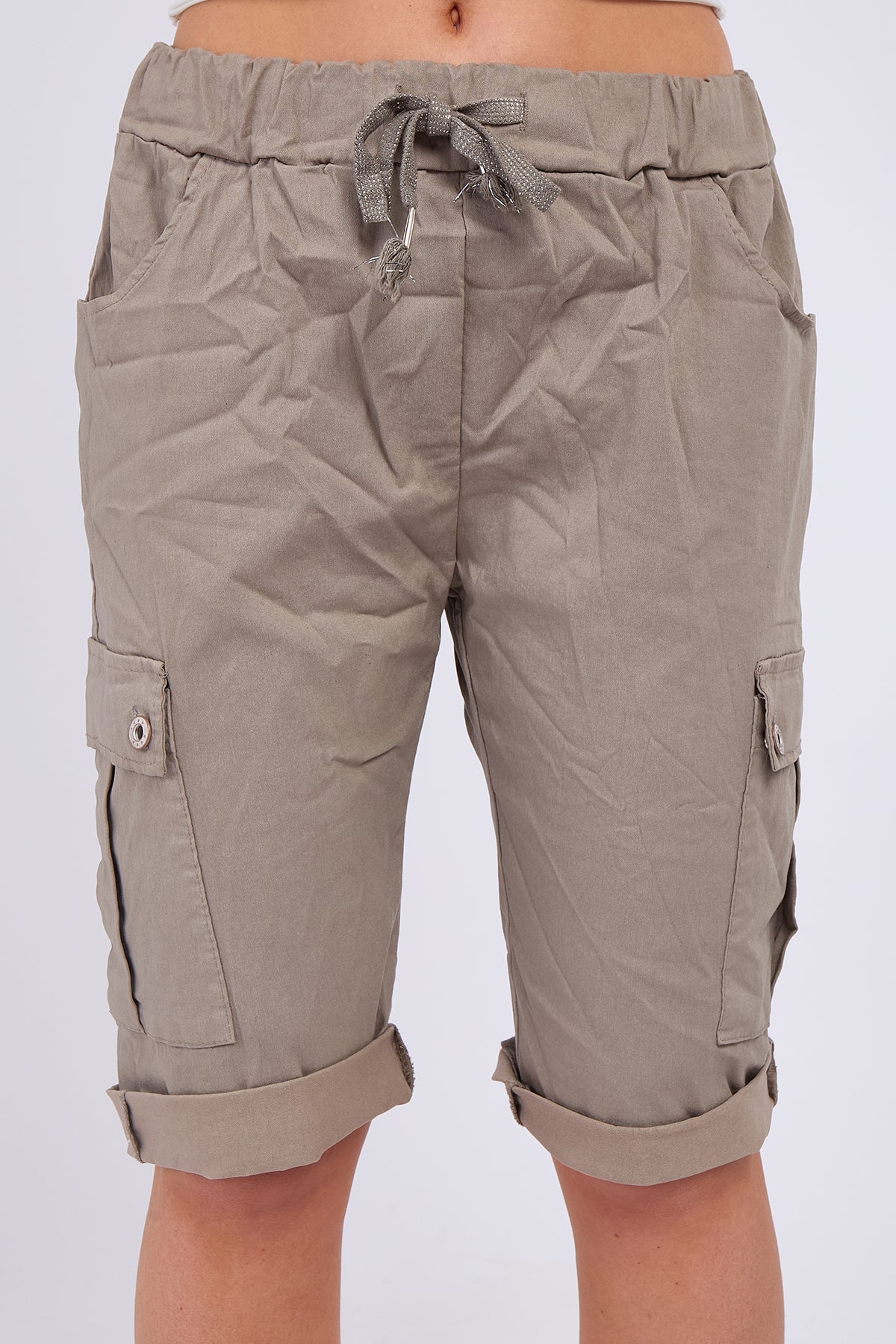 Italian Cargo Magic shorts for women