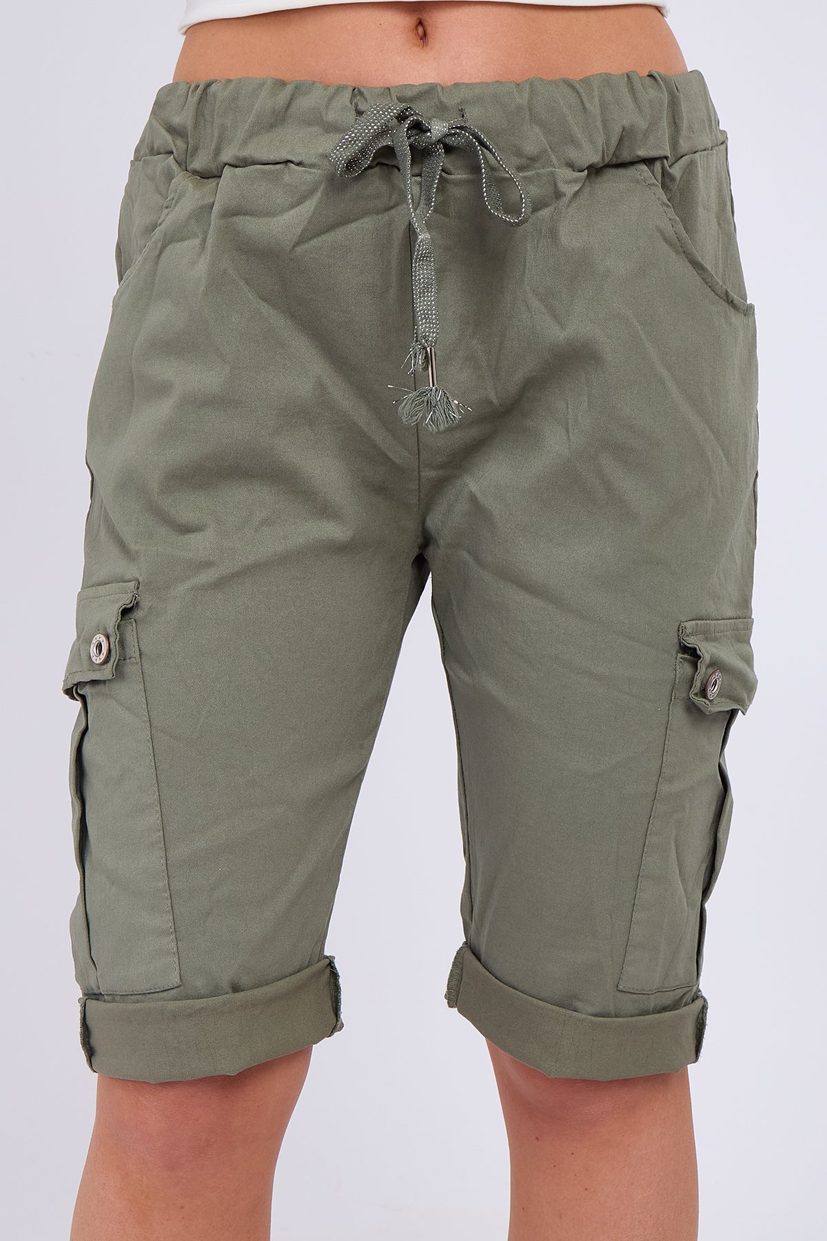 Italian Cargo Magic shorts for women