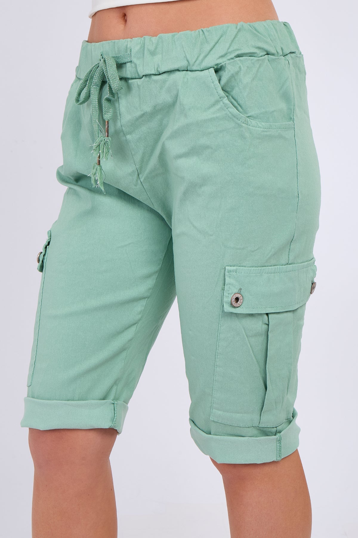 Italian Cargo Magic shorts for women