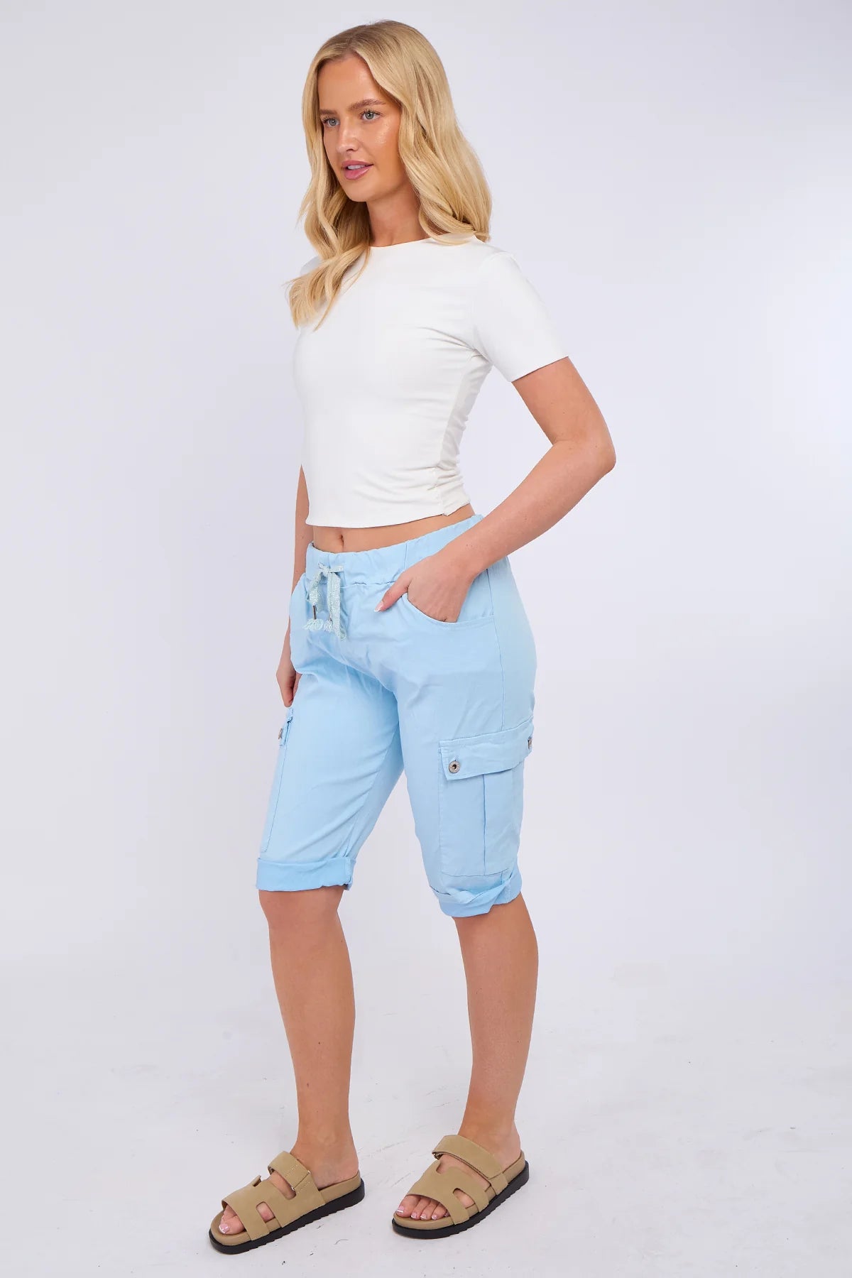 Italian Cargo Magic shorts for women