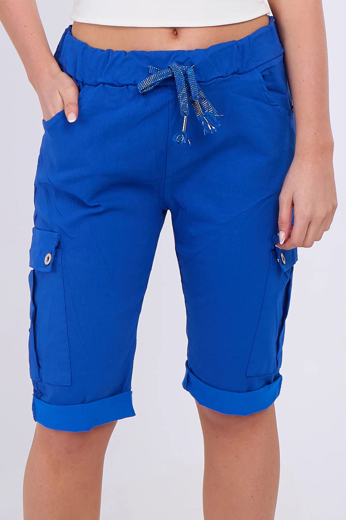 Italian Cargo Magic shorts for women