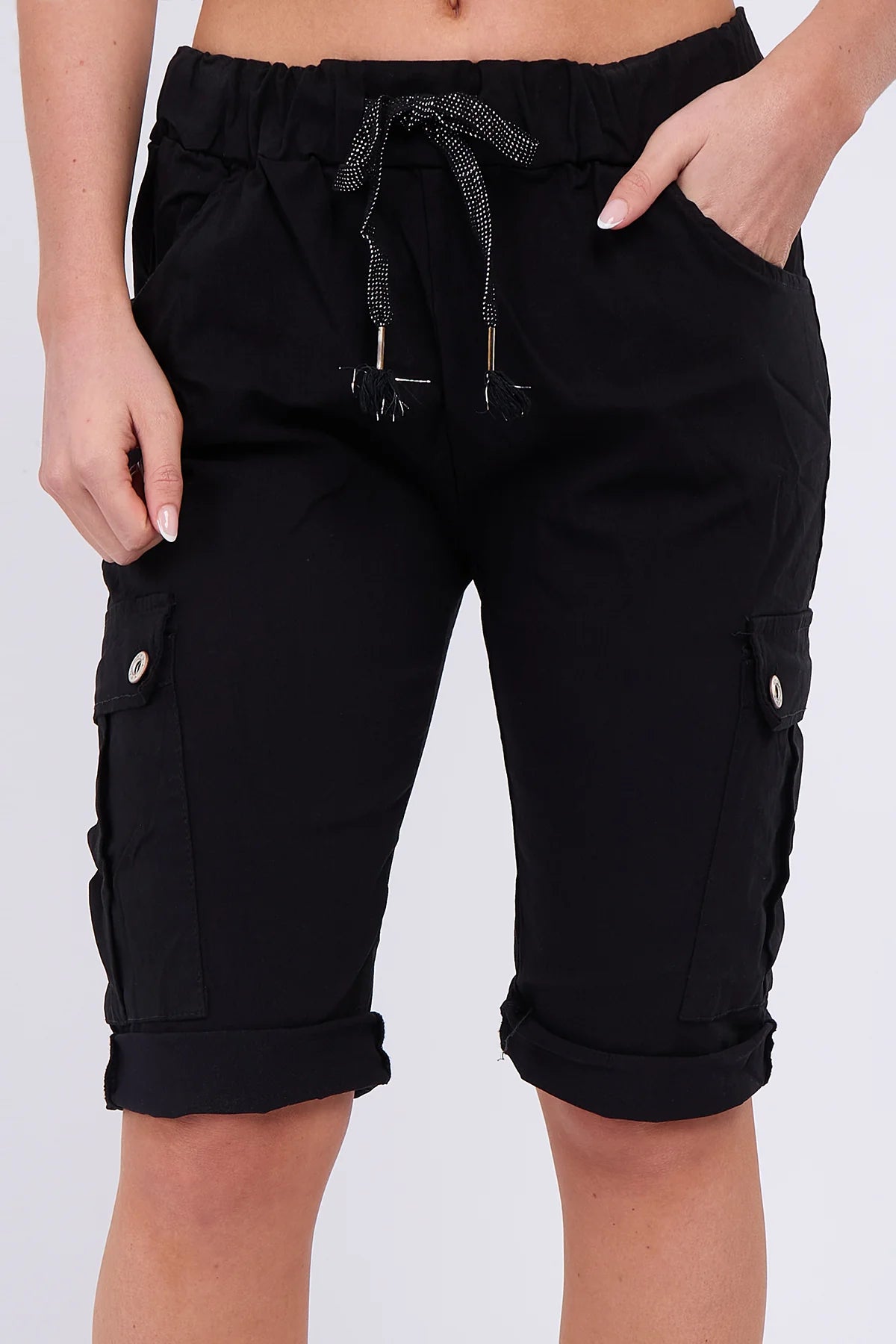 Italian Cargo Magic shorts for women