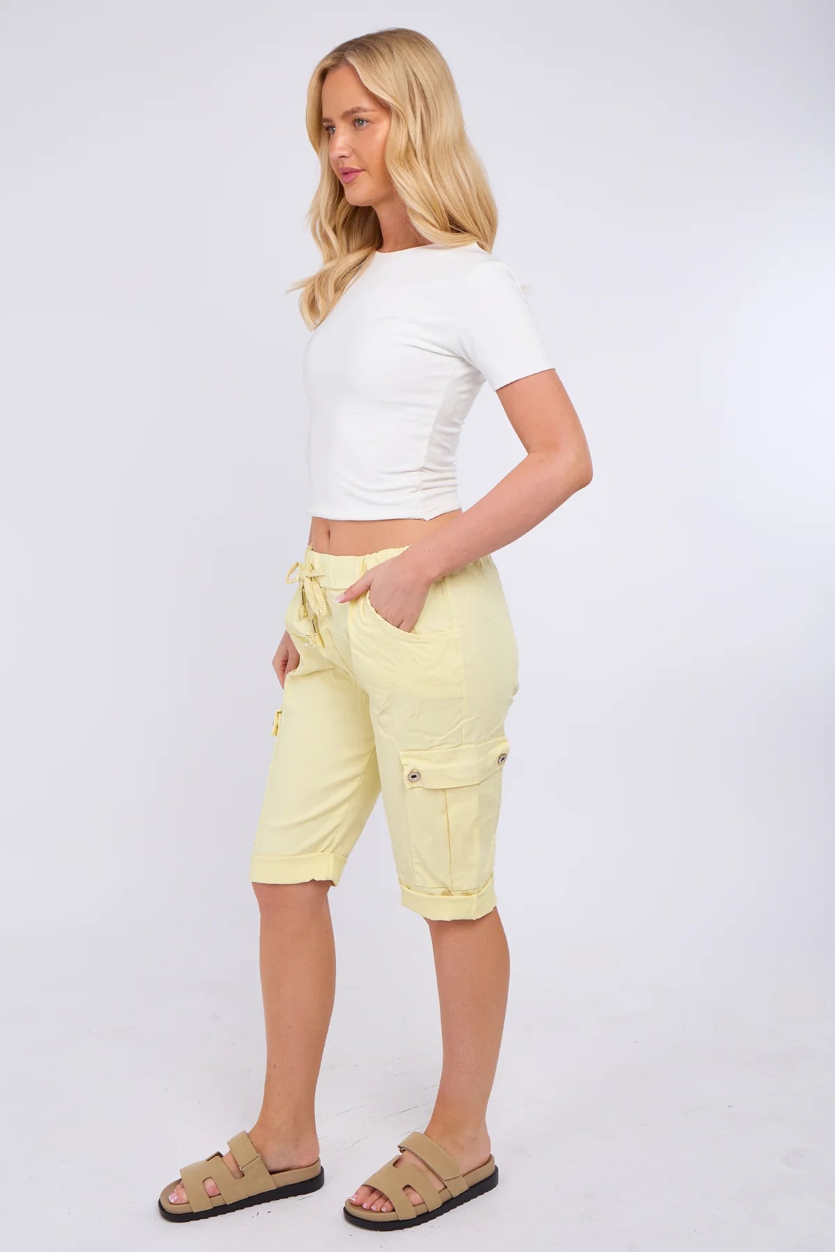 Italian Cargo Magic shorts for women
